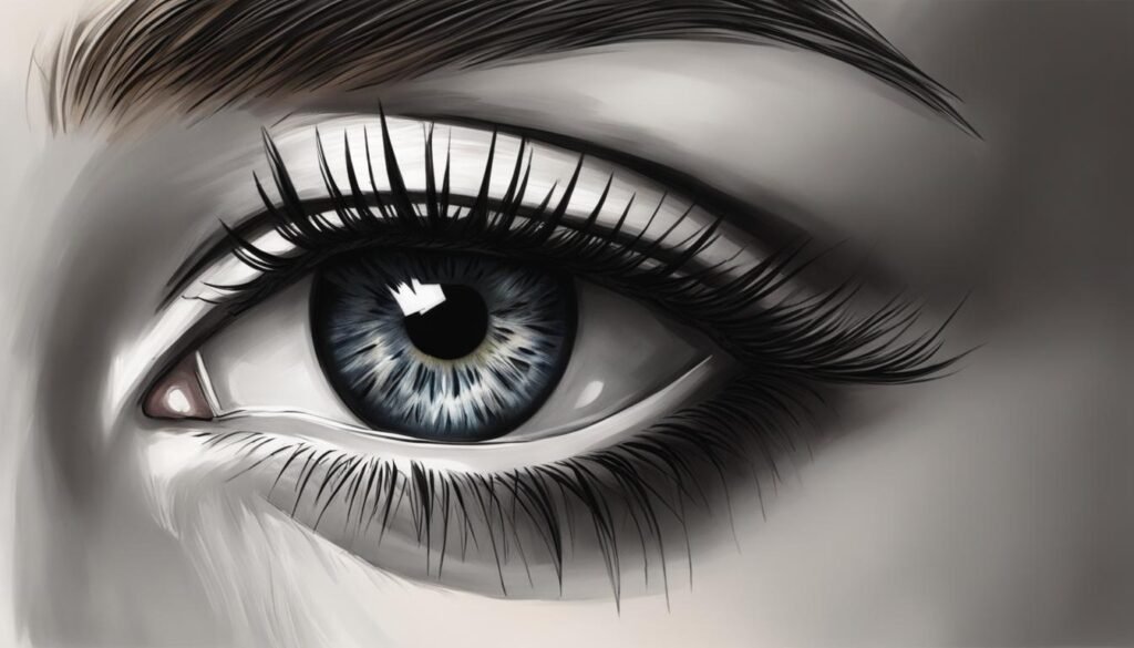 استخدام الظلال في رسم العين